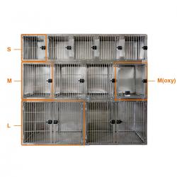Stainless Steel Modular Cage (round corner)