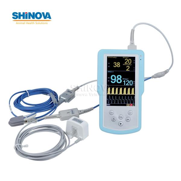 Handheld Veterinary Capnograph & SpO2 Monitor